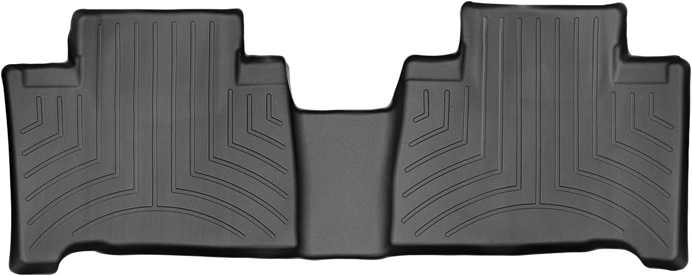 WeatherTech Custom Fit FloorLiners for Lexus NX Hybrid, NX, 2nd Row (447492), Black
