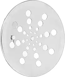 Ralo Grelha 10X10 Redondo Com Fecho Sistema Abre e Fecha Para Banheiro