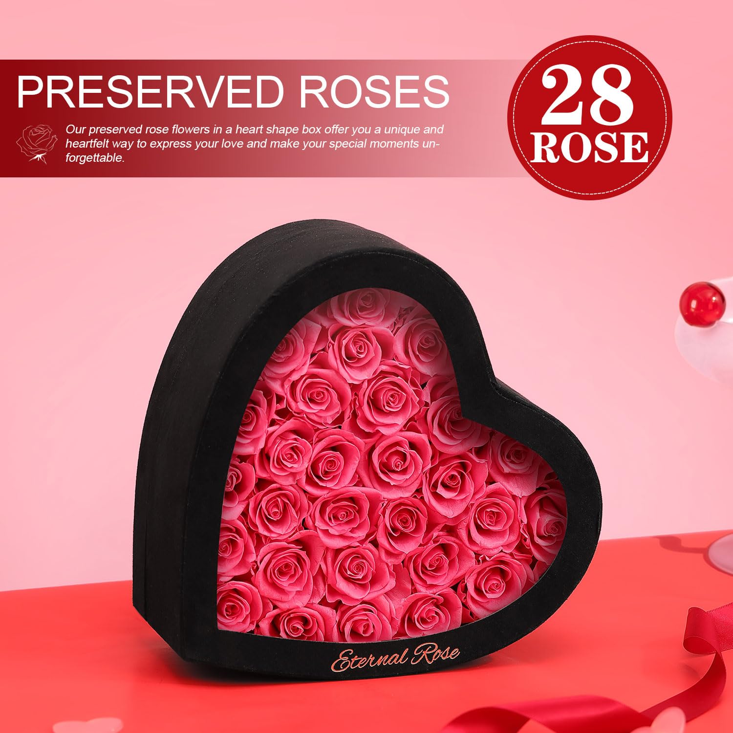 Rosa Roja BONJOULRY Rosa Real Preservada Con Plata De Ley 925, Collar De  Nudo De Amor, Flores Eternas Para Siempre, Regalo Para Novia, Esposa, Hija,  Mamá En | Compra Online En Yaxa, image size:1500x1500