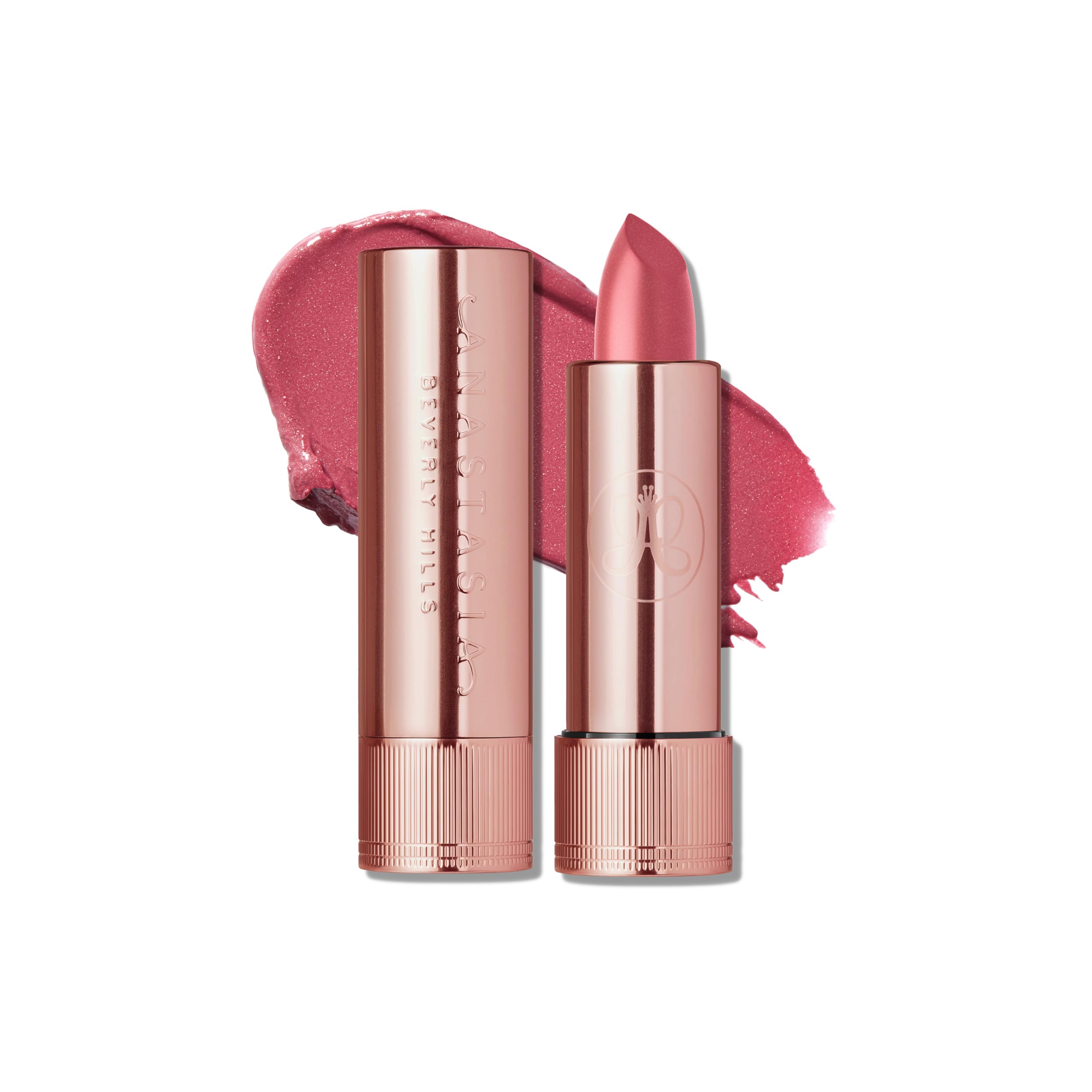 Anastasia Beverly Hills - Satin Lipstick Full-Pigment Luminous Cream | Luminous Satin Finish, Ultra-Creamy Comfort, Full-Pigment Payoff, Precision Bullet Design, Inclusive Shade Range