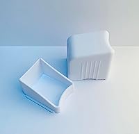 Vista 4 de Dispensador de Rollo de Sellos KUQILEY Dispensador de Sellos Postales Blanco