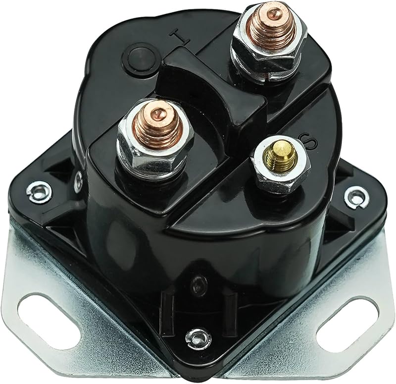 Solenoide de partida Adorish SW1951C 12 V com 3 terminais – 1 unidade