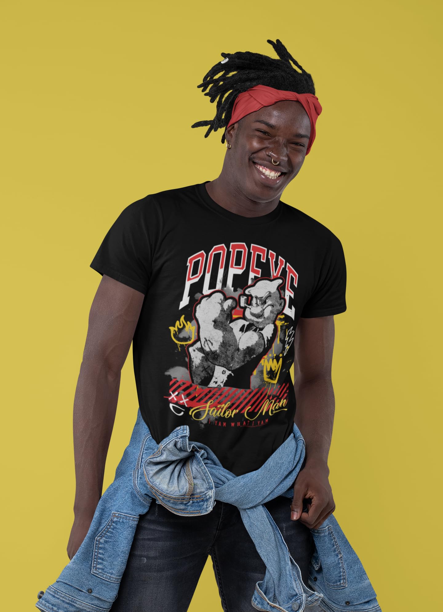 POPEYE “ARMED & LOADED” Tシャツ Amazon.com: Popeye Mens T-Shirt - 