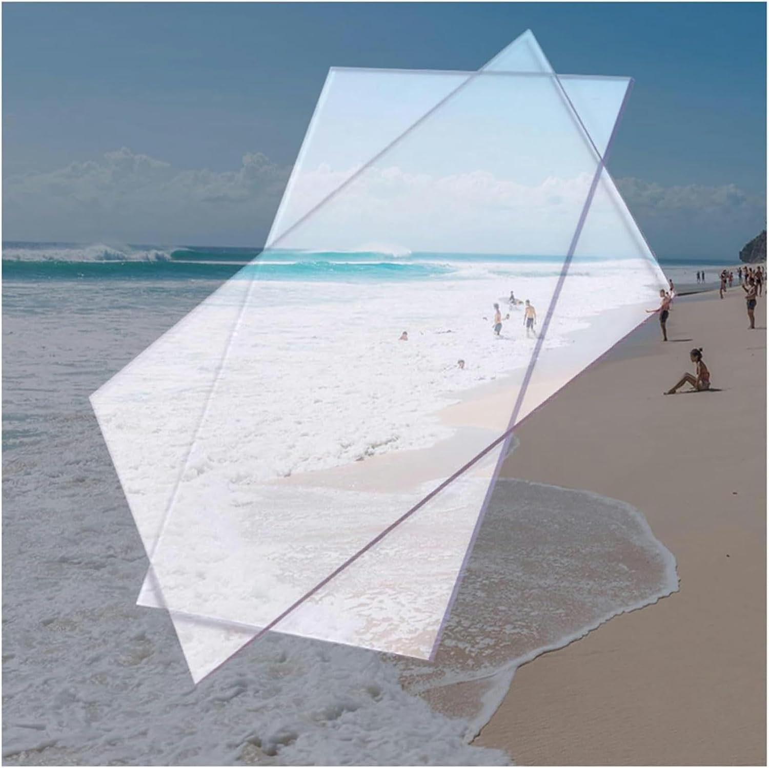 Polycarbonate Plastic Sheet,Clear Pergola Roofing Cover,1.5mm Waterproof Impact Resistant Pc Endurance Board, Shatterproof Pc Endurance Board For Roofs, Carports ( Color : 1.5mm , Size : W0.8*L7m/W2.6