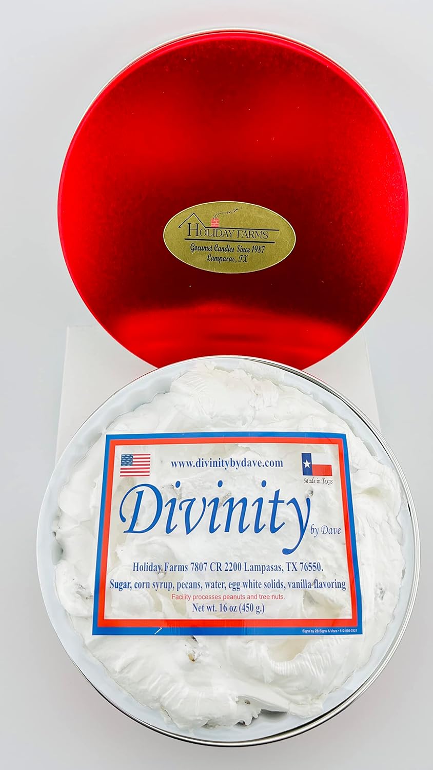 1 Pound Divinity Gift Tin (With Pecans)