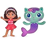 SwimWays Gabbys Dollhouse Floatin\' Figures, Swimming Pool Accessories & Kids Pool Toys, Party Supplies & Water Toys for Kids Aged 3 & Up, Gabby & Mercat 2-Pack