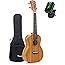 Concert Ukulele,Kmise 23 Inch Ukelele for Beginner Adult,Zebrawood Ukalalee 4 String Instrument with Bag and Digital Tuner