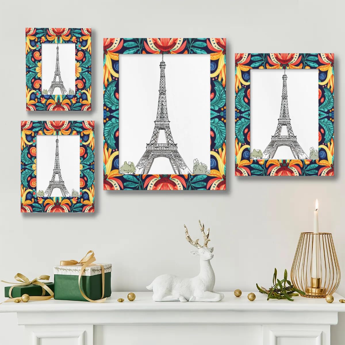 Amazon.com - Mintoprints Colorful Mexican Floral 4x6 Picture Frame