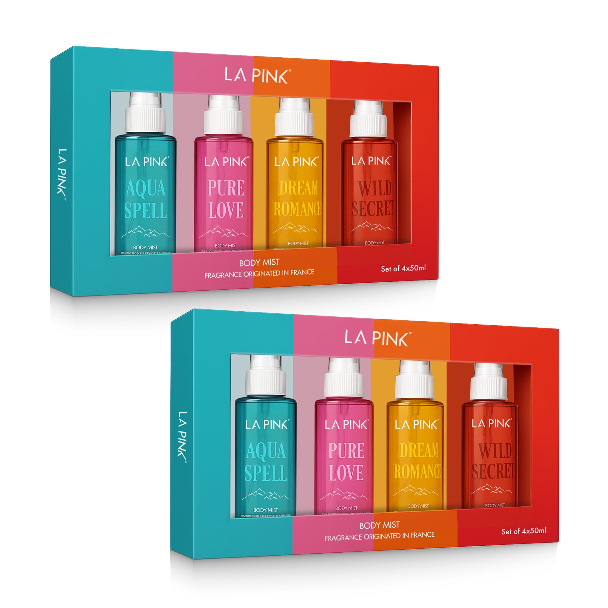 La Pink Body Mist Woman Gift Set | Set of 8 Perfume Body Mist | Travel Friendly Long Lasting Sweet, Warm & Floral Fragrance | Premium Gift Pack For Unisex Adult | 50ml x 8-image-9