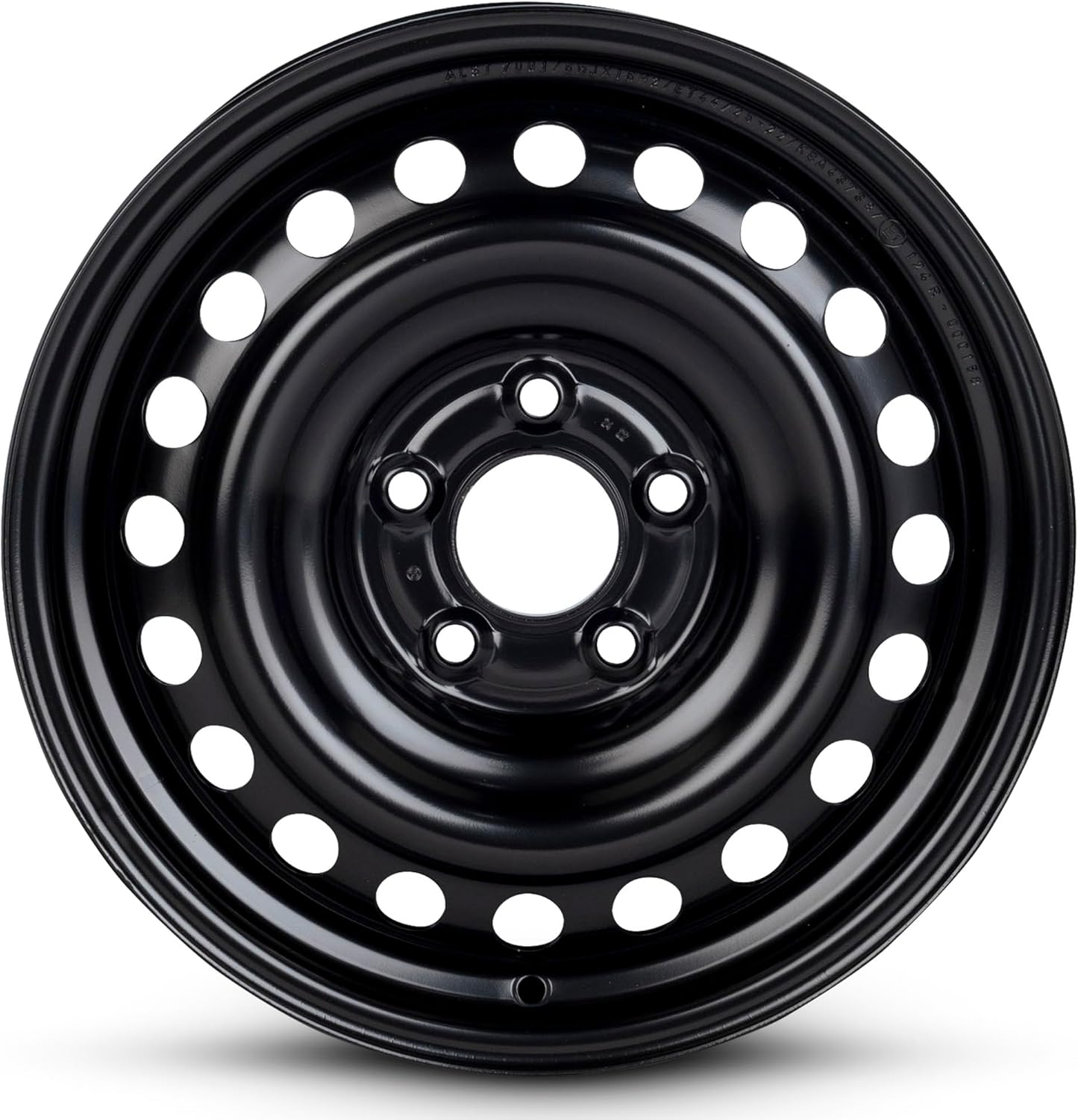 For 07-10 Kia Magentis 06-10 Optima 16 Inch Black Painted Steel Rim - OE Direct Replacement - Road Ready Car Wheel