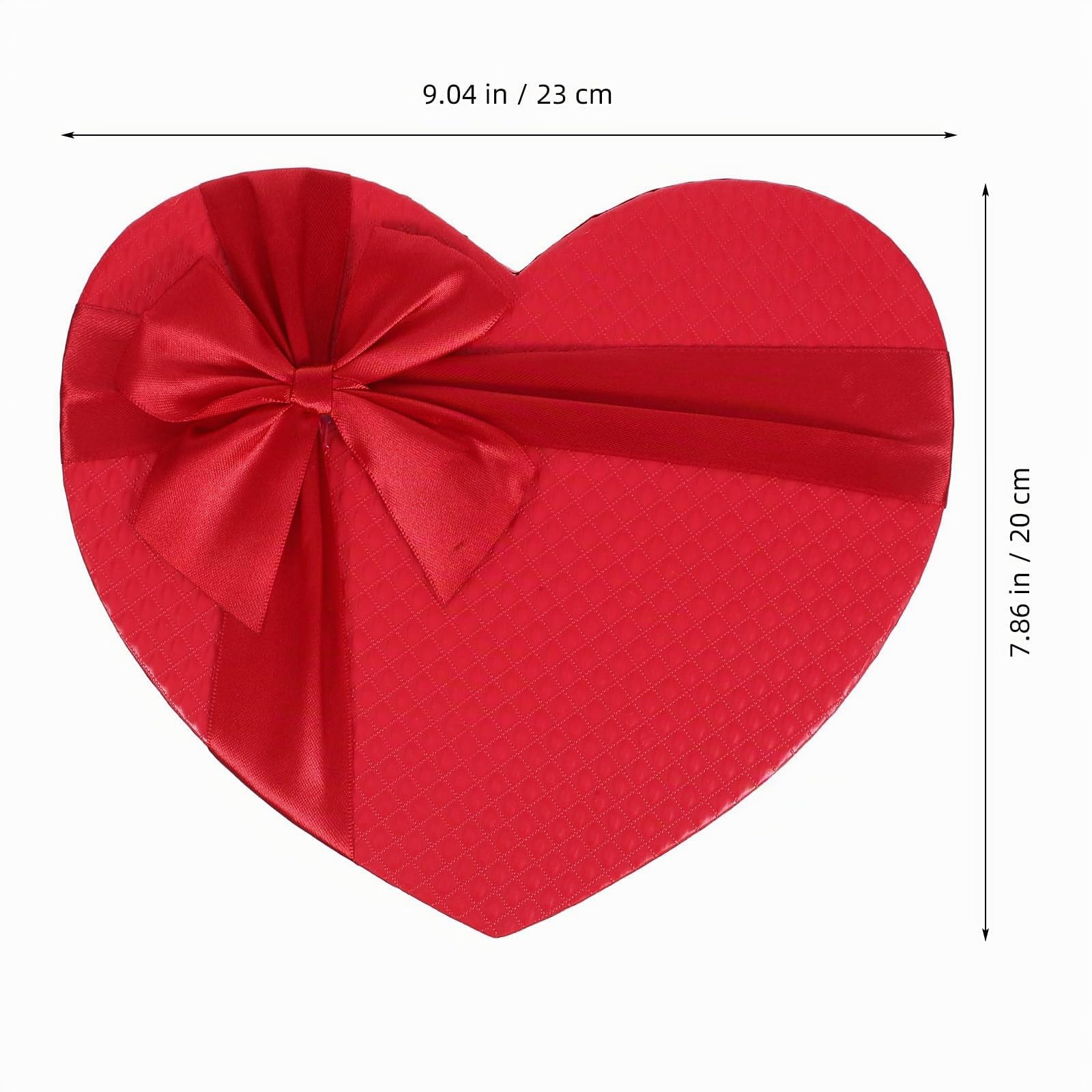 Beaupretty Geschenkbox Herzform 9X7.9X3.5 Zoll Hochzeit Verpackung Box Aufbewahrungsbox Für Brautgeschenke Und Süßigkeiten Hochzeit Dekoration Geburtstag Party