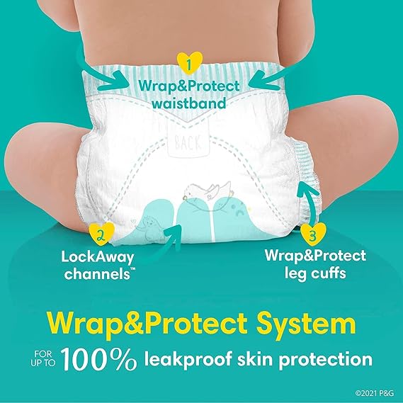 Pampers Disposable Diapers Size 6, Swaddlers 108 Count + Overnight (42 Count)