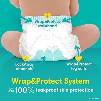 Pampers Disposable Diapers Size 6, Swaddlers 108 Count + Overnight (42 Count)