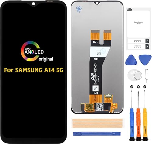 A-MIND Para Samsung Galaxy A14 5G A146P Pantalla LCD de repuesto (no para A146BA146U) Digitalizador de pantalla táctil Kit de reparación de montaje