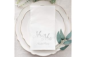 Mr & Mrs Wedding Disposable Dinner Napkins