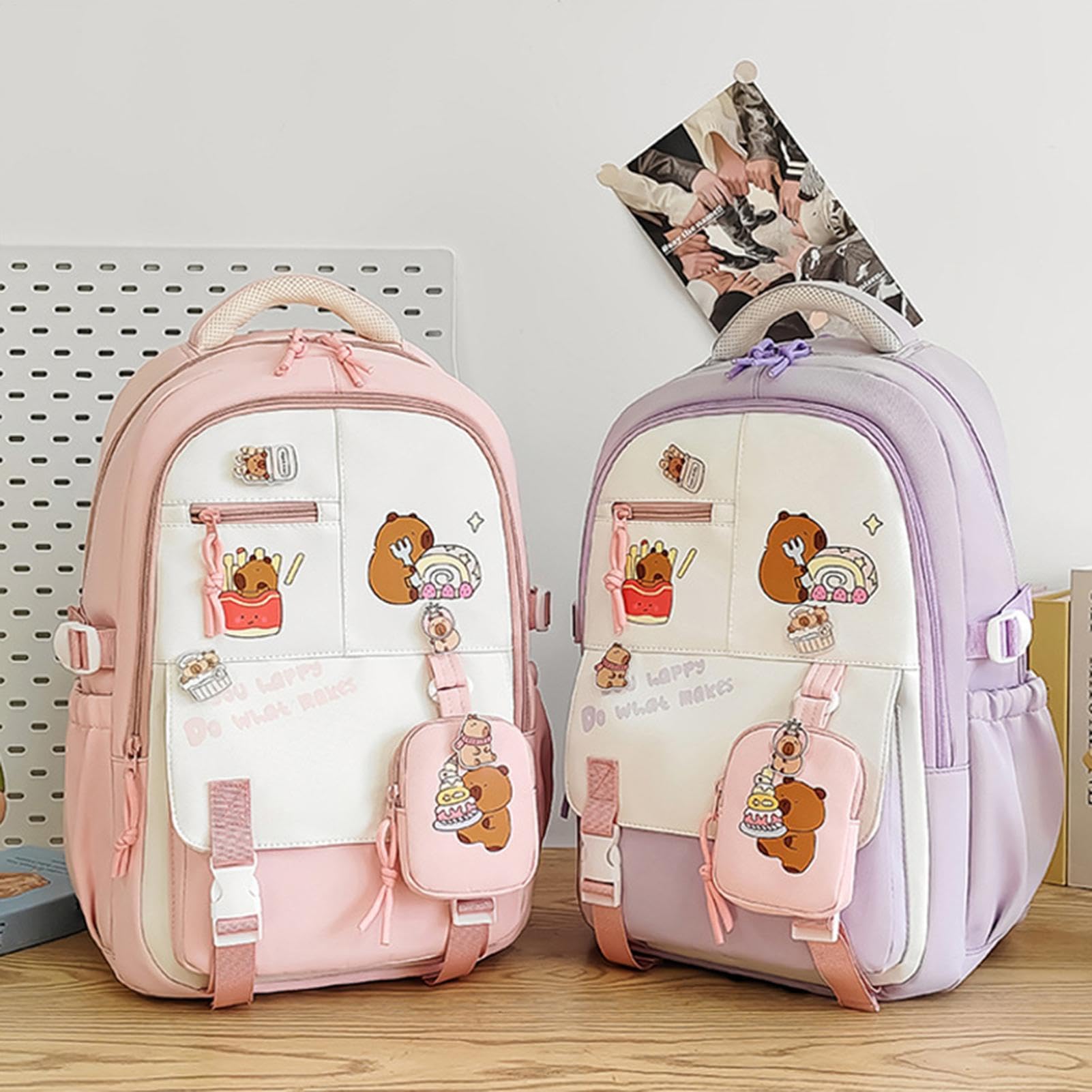 Chomik szkolny plecak szkolny i torba, Różowy, Se référer au descriptif
