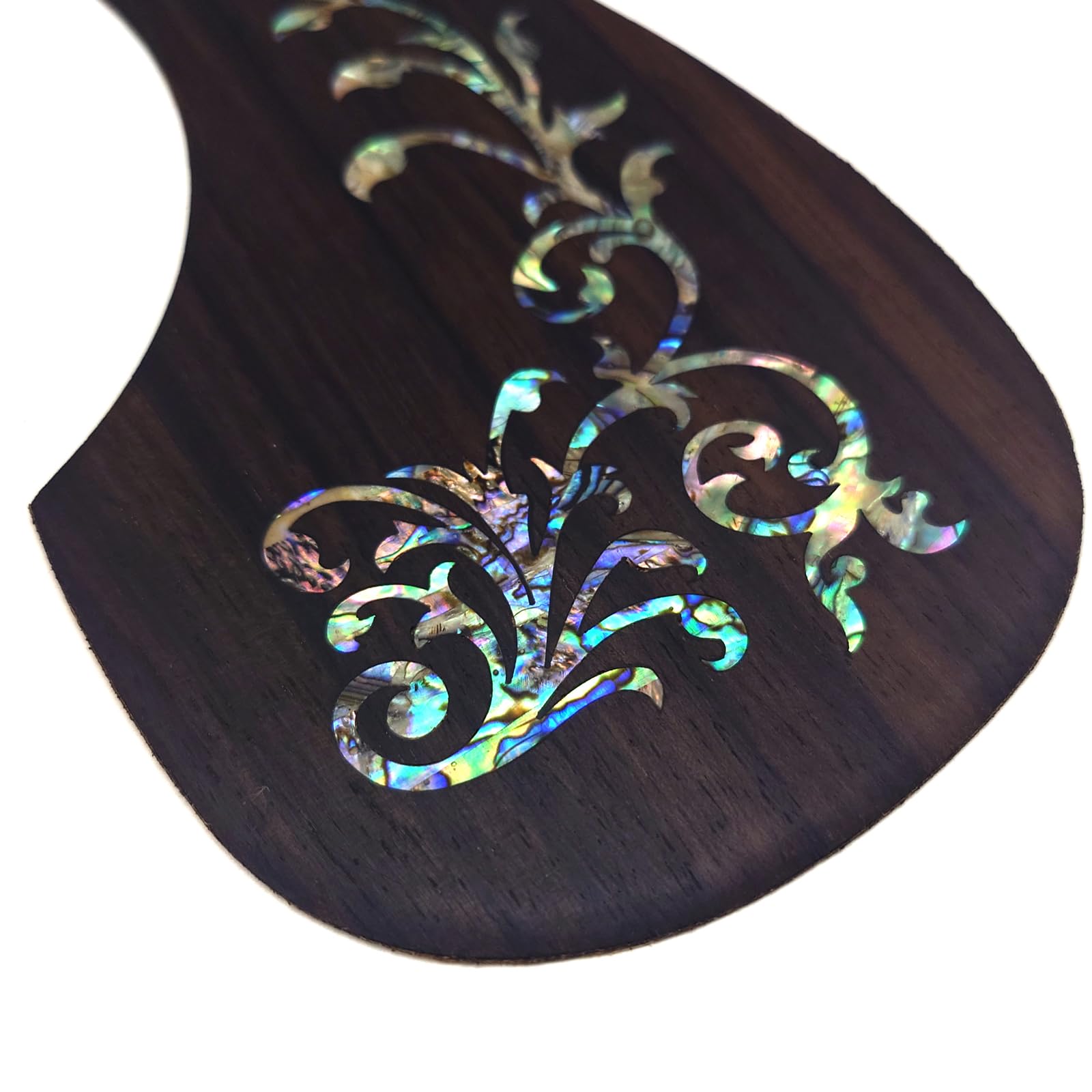 Guitar Pick Guard, Battipenna in abalone in palissandro autoadesivo for Chitarre acustiche folk D-45 Taylor(5)