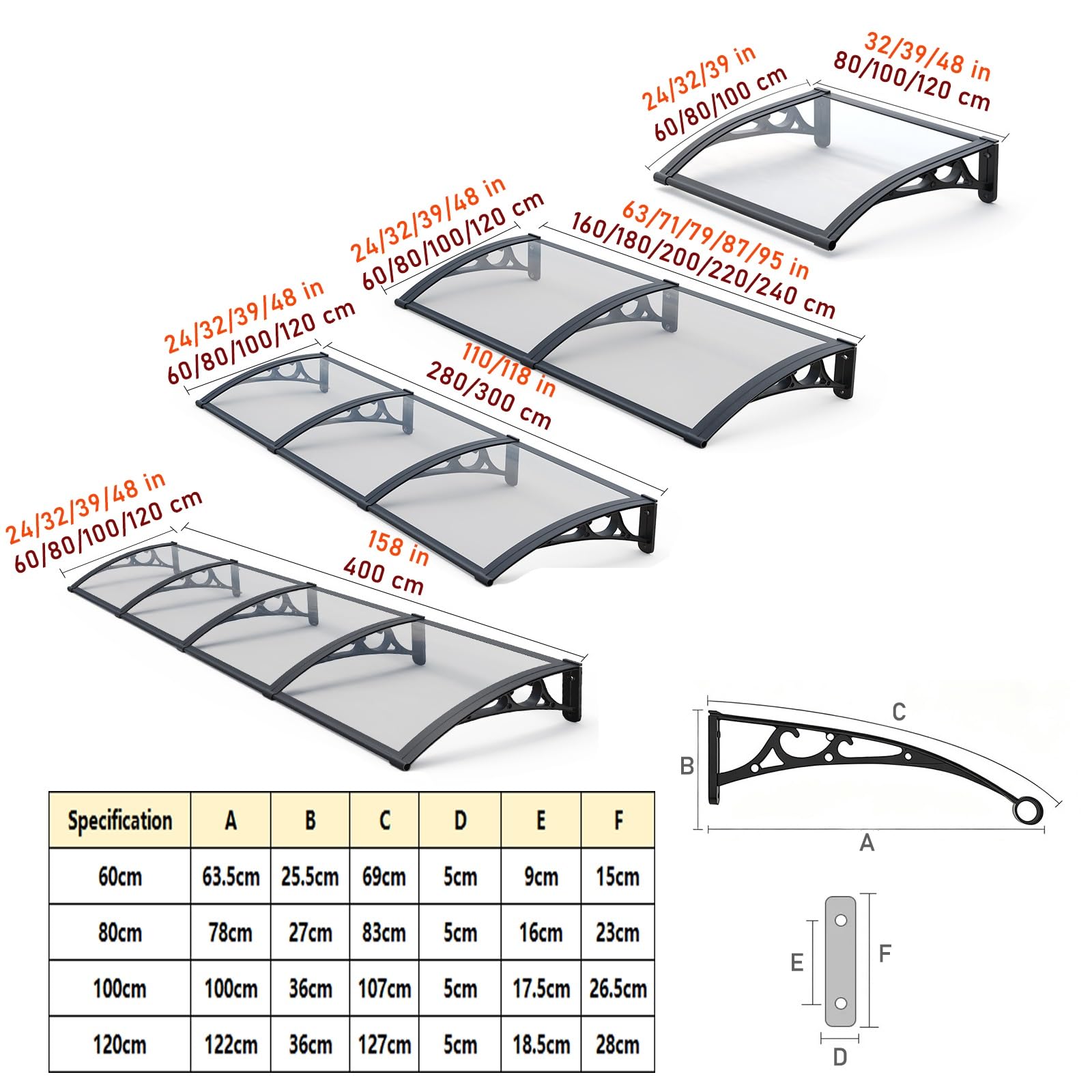 Złącze ze stopu aluminium, markiza ze stopu aluminium