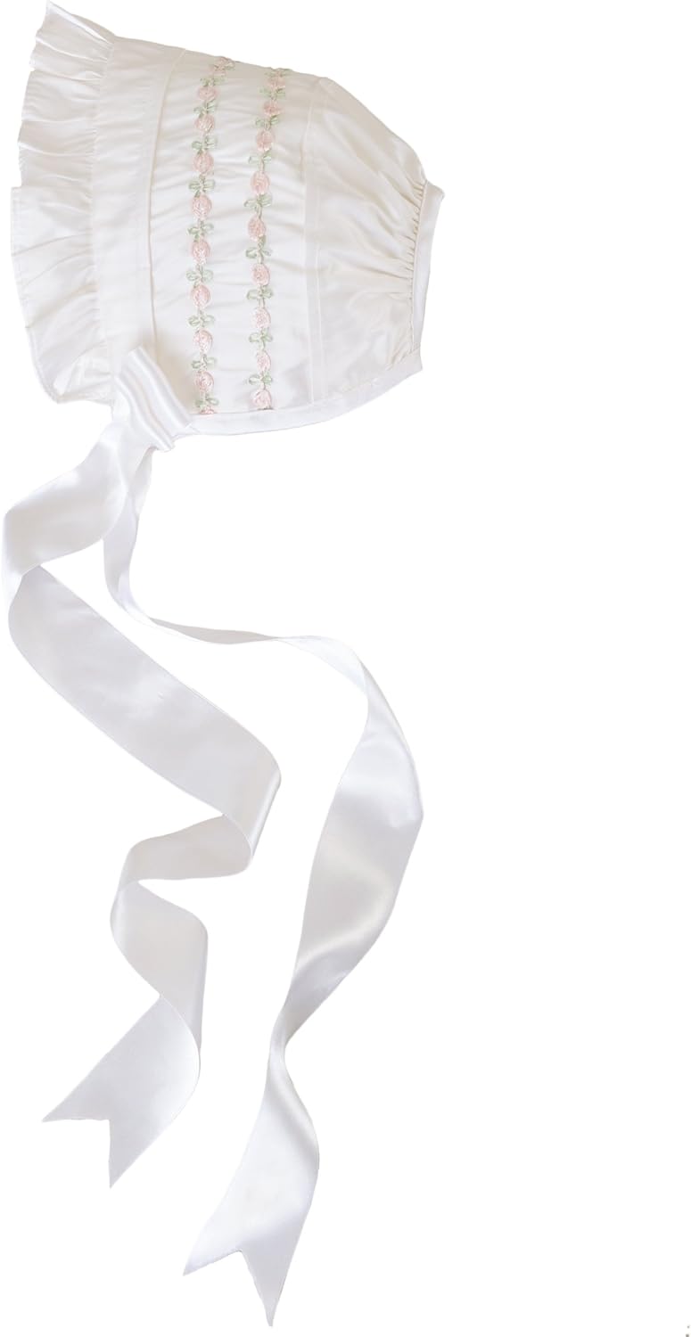 Jessa Heirloom Silk Christening Baptism Gown for Girls, Made in USA