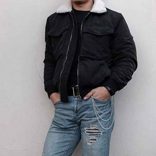 Miniatura 3 de 5 Pieces Jeans Chains Set Hip Hop Pants Chains Pocket Chain Butterfly Lock Star Pendant Belt Multi Layer Chains for Men Women