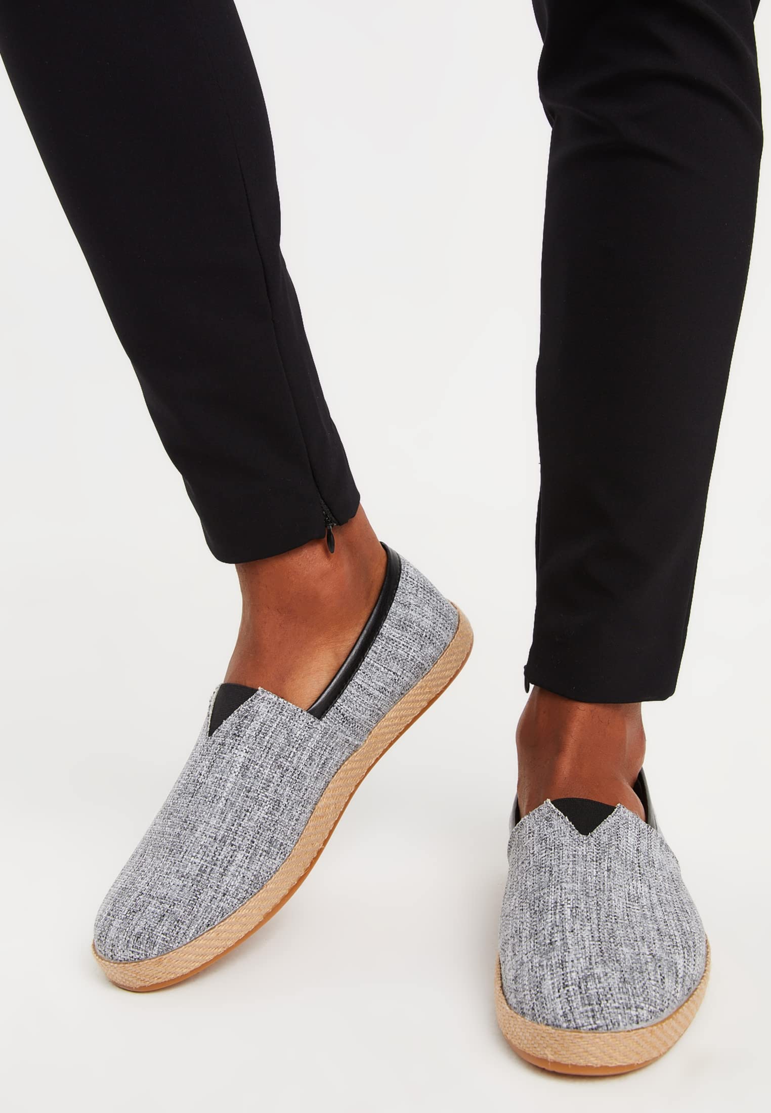 Leif Nelson Męskie espadryle, białe buty rekreacyjne, na lato, dla chłopców, buty typu sneakers