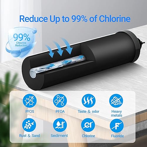 Miniatura 3 de Filterlogic Filtro de agua certificado NSFANSI 372, repuesto para elementos de purificación Berkey BB9-2 Black y sistema de filtro de gravedad