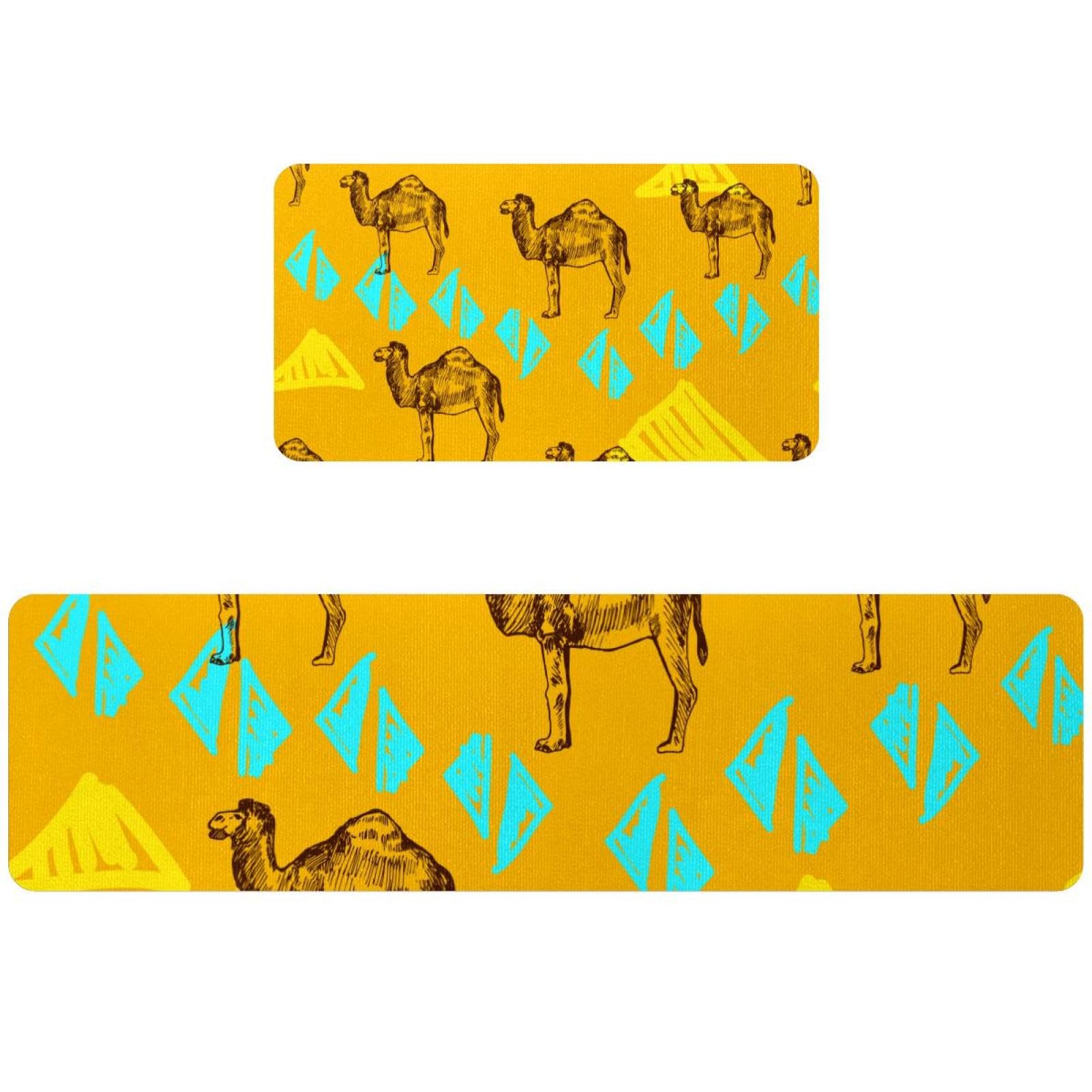 Tapis de cuisine antidérapant lot de 2 lavable à la main
