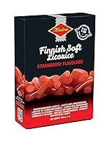 Vista 1 de Halva Regaliz rojo finlandés dulce fresa 7.05 oz piezas de regaliz