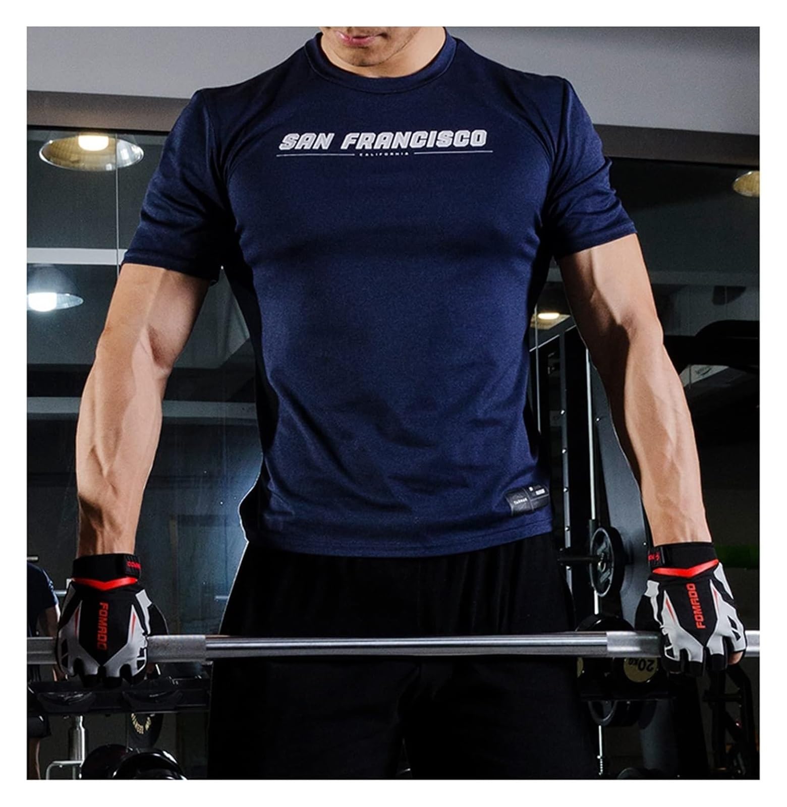 Guanti da guida senza dita, Guanti sportivi, Guanti mezze dita, Guanti da palestra Guanti imbottiti for sollevamento pesi Guanti da allenamento for uomini e donne Guanti di protezione mezze dita trasp