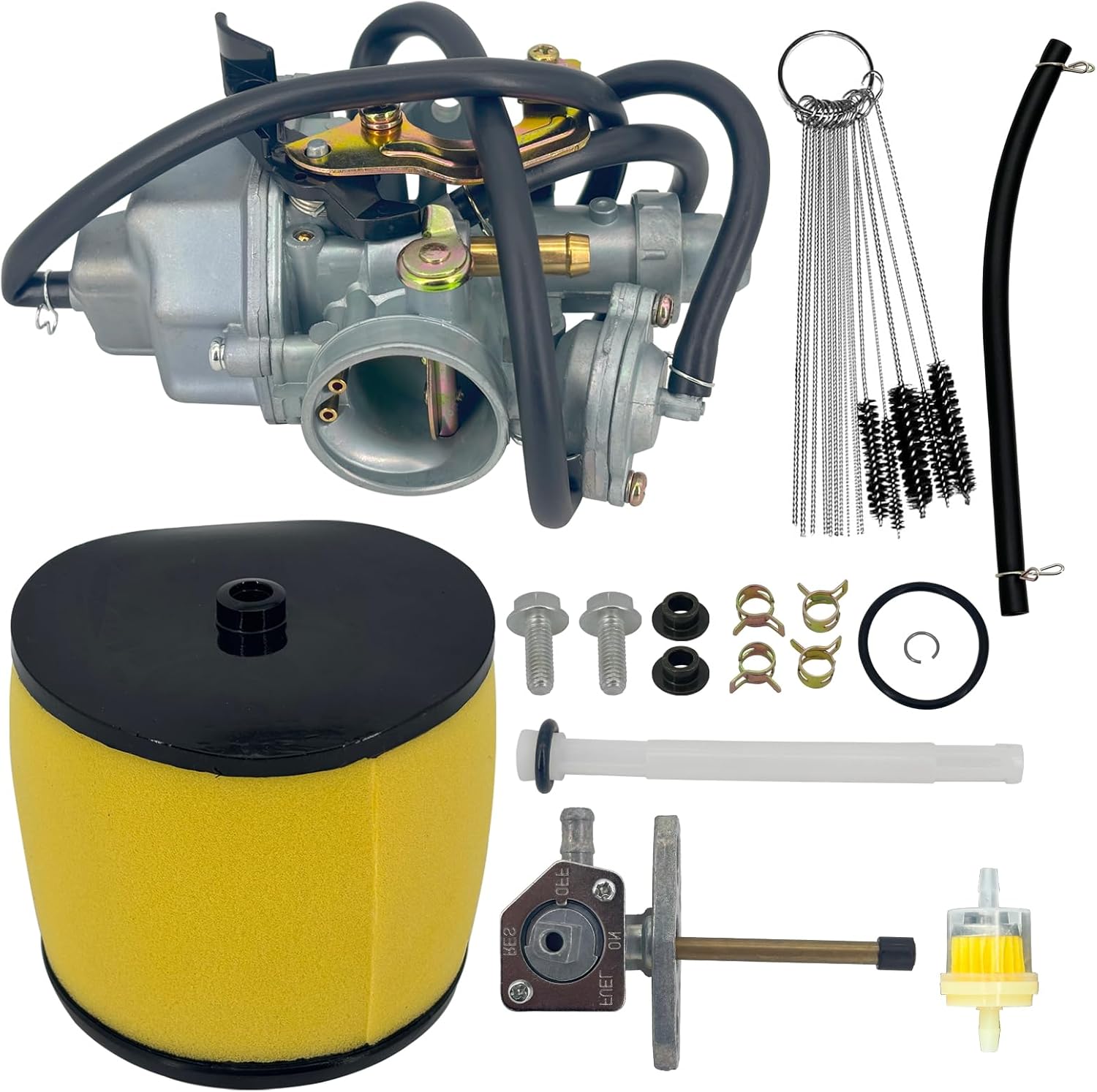 Carburetor For Honda ATV TRX 250 FOURTRAX RECON Standard & Electric Shift TRX250 TRX250TE TRX250TM 2002 2003 2004 2005 2006 2007 2008 2009 2010 2012 2013 2014 16100-HM8-B42,16100-HM8-B61,16100-HM8-B41