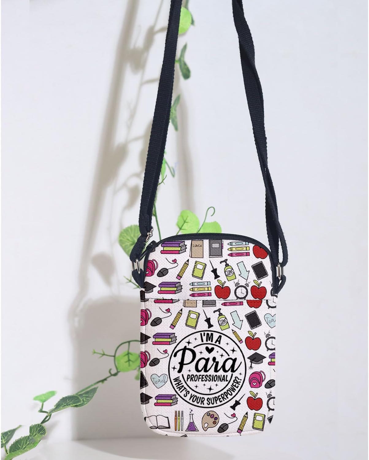 MAOFAED Para Educator Gift, Paraprofessional Crossbody Bag, I'm A Paraprofessional What's Your Superpower (paraprofessional superpower) - Image 6
