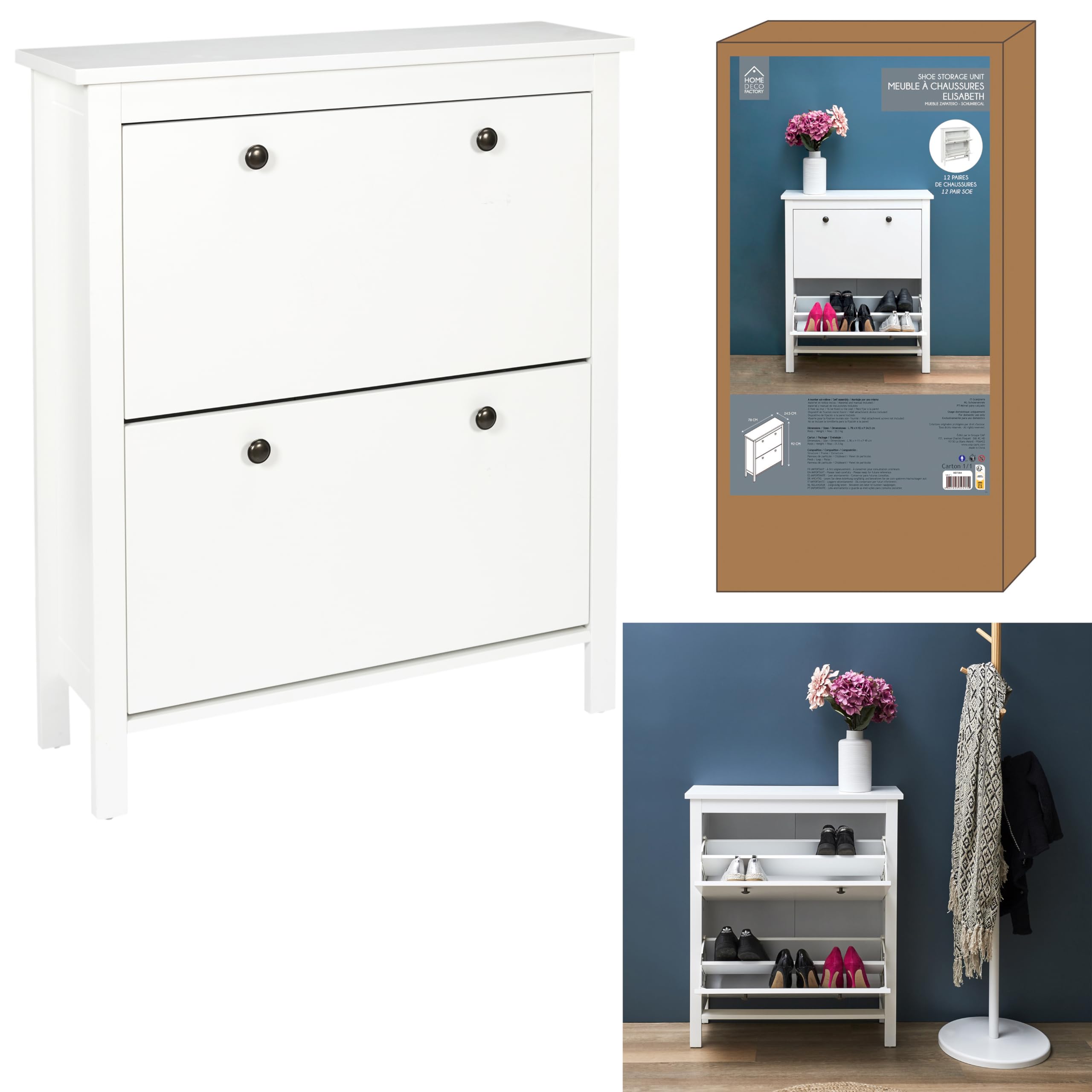 MUEBLE ZAPATERO 2 PUERTAS