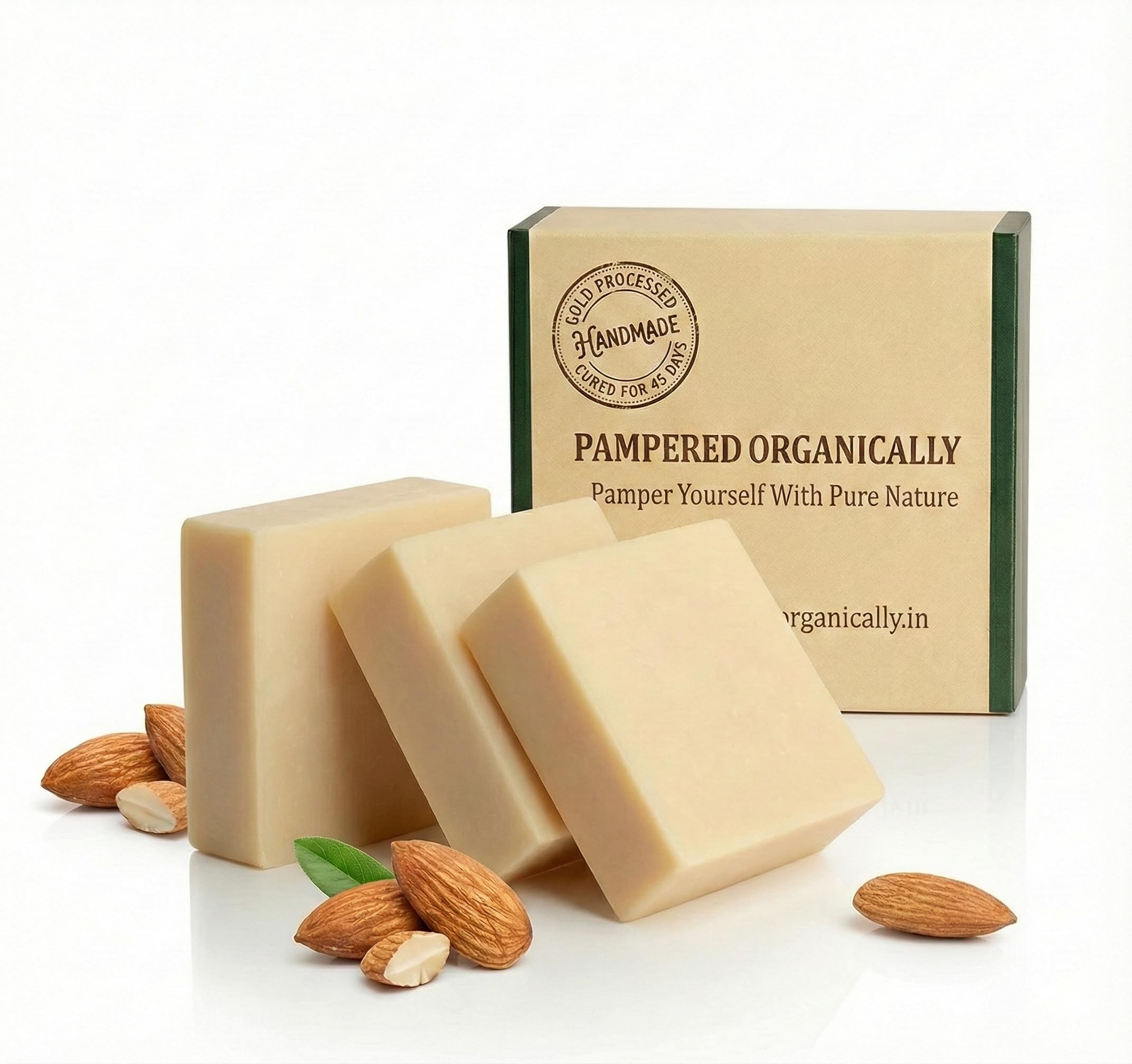 Almond Milk Cold Process Soap – Handmade & Organic | Natural Moisturizing Bar for Face & Body (3)-image-45