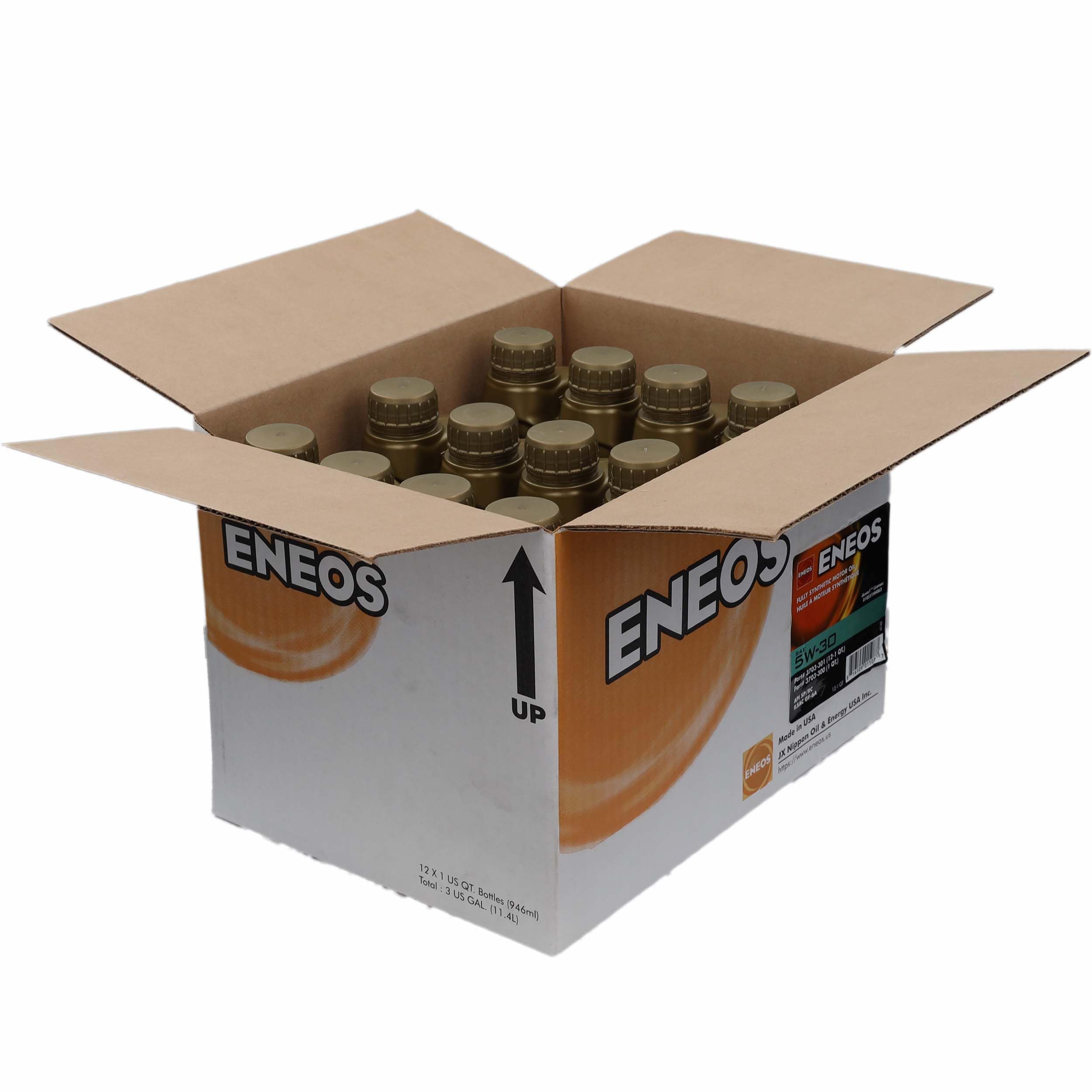 Amazon.com: ENEOS 5W-30 Fully Synthetic Motor Oil, API SQ, dexos1