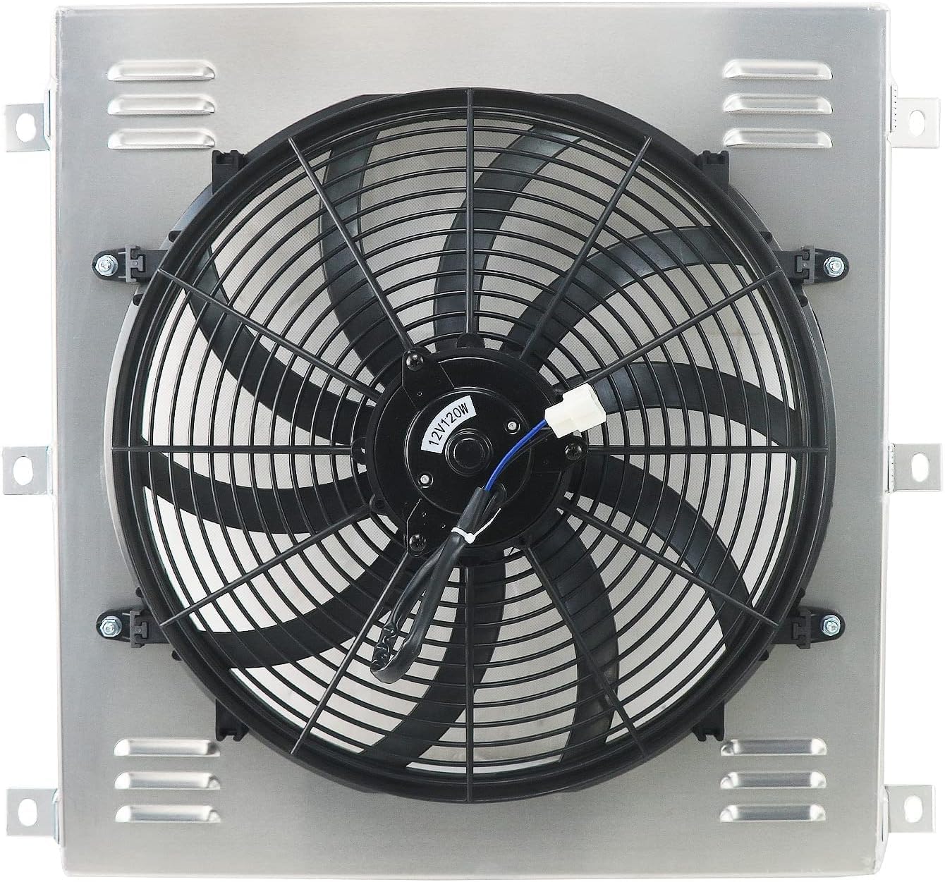 Aluminum Radiator Shroud Electric Fan for 1947-1954 Chevy C/K Series Truck 3100 3600 3800 3900