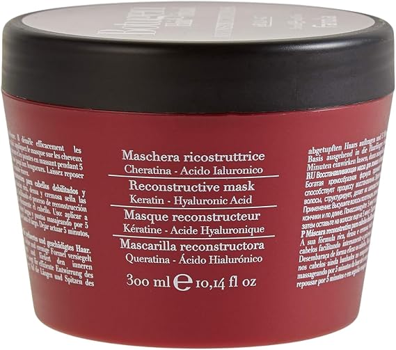 Fanola Restructuring Leave In Hair Mask for Damaged Hair - 10-in-1 Hydrating Spray Treatment - Heat Protectant for Dry & Frizzy Strands - Enriched With Milk Proteins & Argan & Linseed Oil (10 Fl oz)