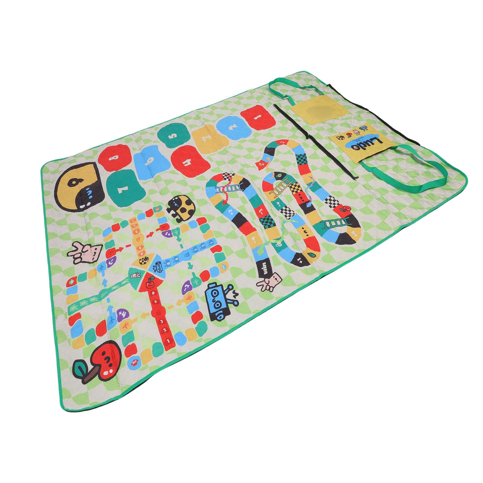 Coperta da picnic all'aperto grande e spessa 3 in 1 tappetino da gioco per gite primaverili campeggio spiagge