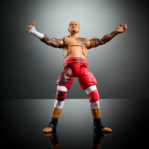 Miniatura 4 de Mattel WWE Elite - Figura de acción y accesorios, serie #107 Solo Sikoa de 6 pulgadas coleccionable con 25 puntos de articulación y manos