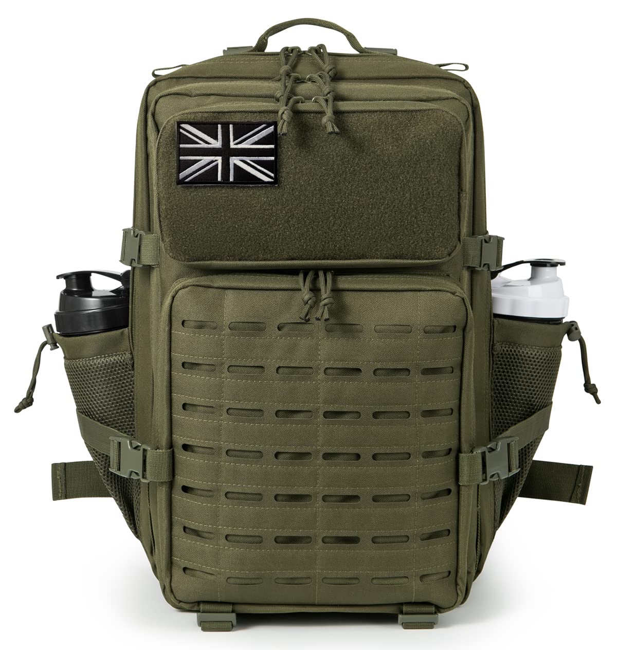 QT&QY Military Tactical Backpacks For Men Army Molle Daypack 25L/35L/45L Lage 3 Day Bug Out Bag Camping Hiking Rucksack With Bottle Holder — image 1