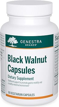 Genestra Brands Black Walnut Capsules | Herbal Formula to Support Digestive Health | 90 Capsules