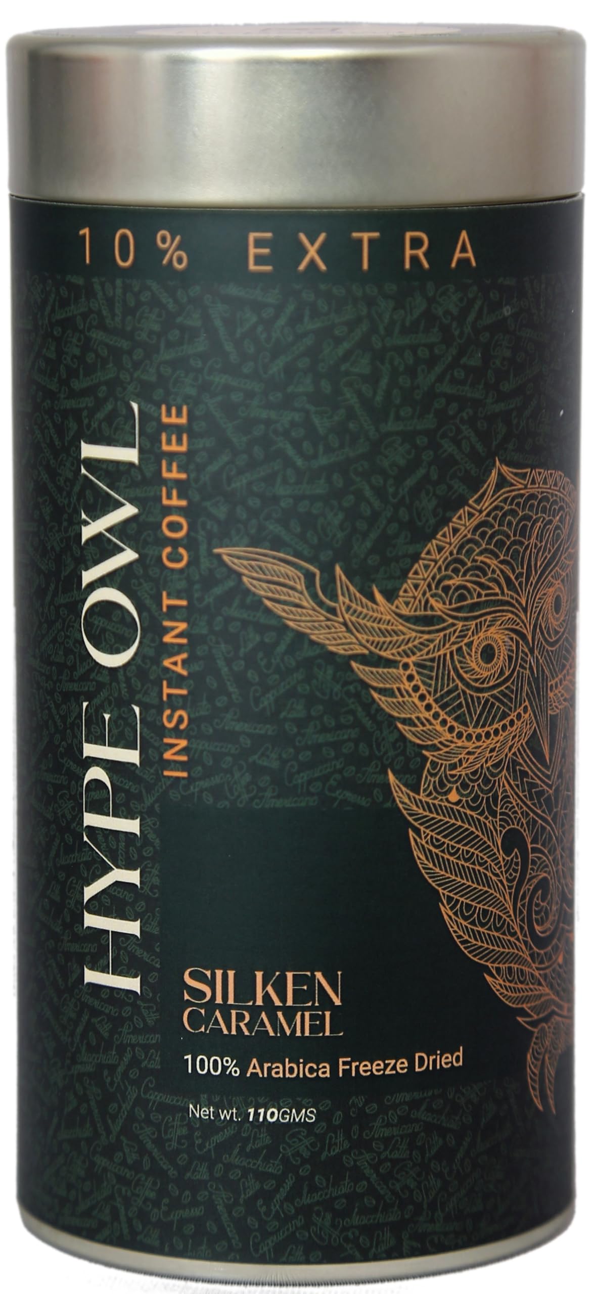 HypeOwl Silken Caramel Flavour Freeze-dried Coffee | 110 g with Goodness of 100% Arabica beans | No Added Sugar | Makes 50+ cups (Pack of 1) (B0CQP297Z2) Amazon Price History, Amazon Price Tracker
