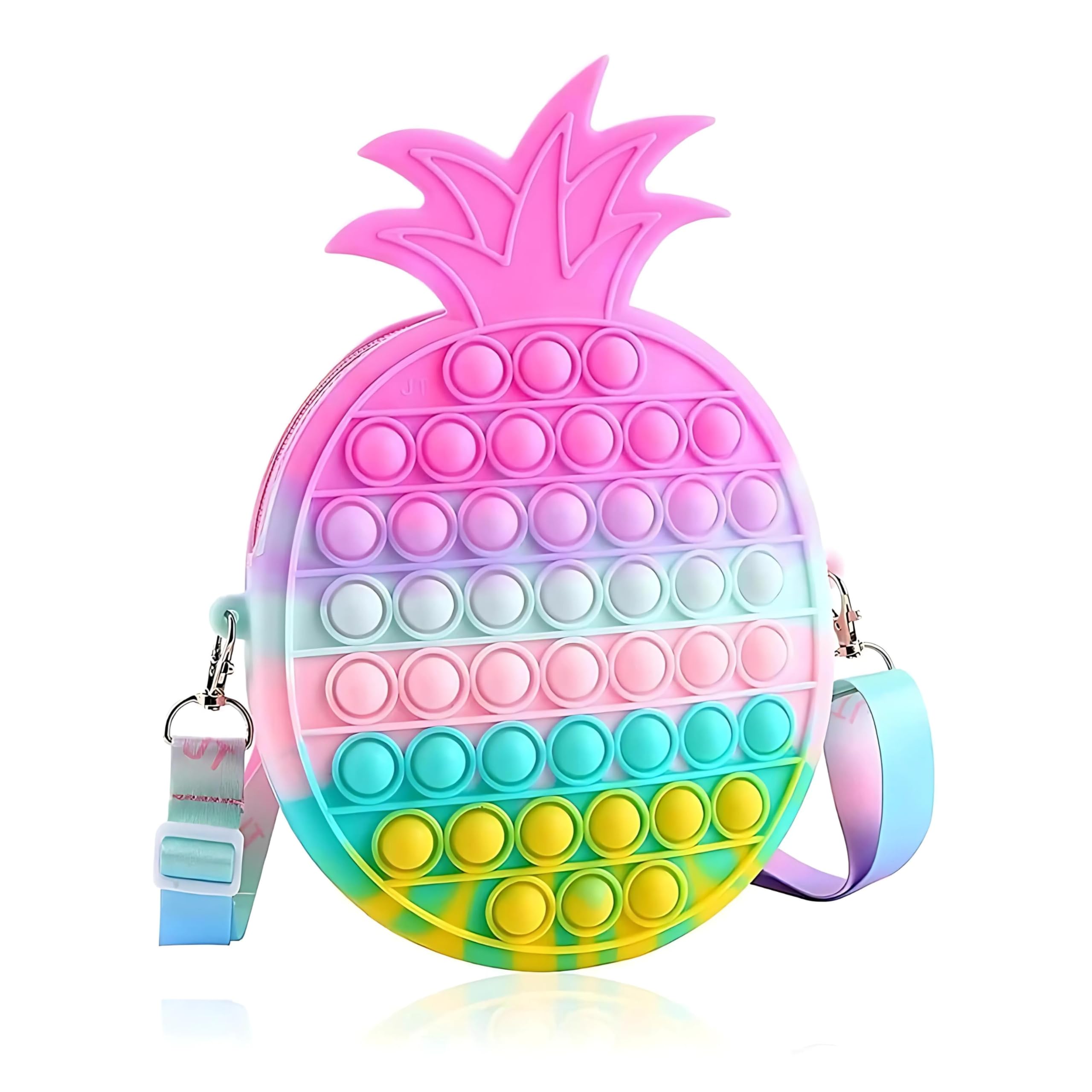Pineapple Pop Shoulder Bag for Girls, Lightweight, Versatile, and Functional for Travel, Work, and Casual Outings, Kids Birthday Classroom Exchange Gifts Easter Basket Stuffer-image-23