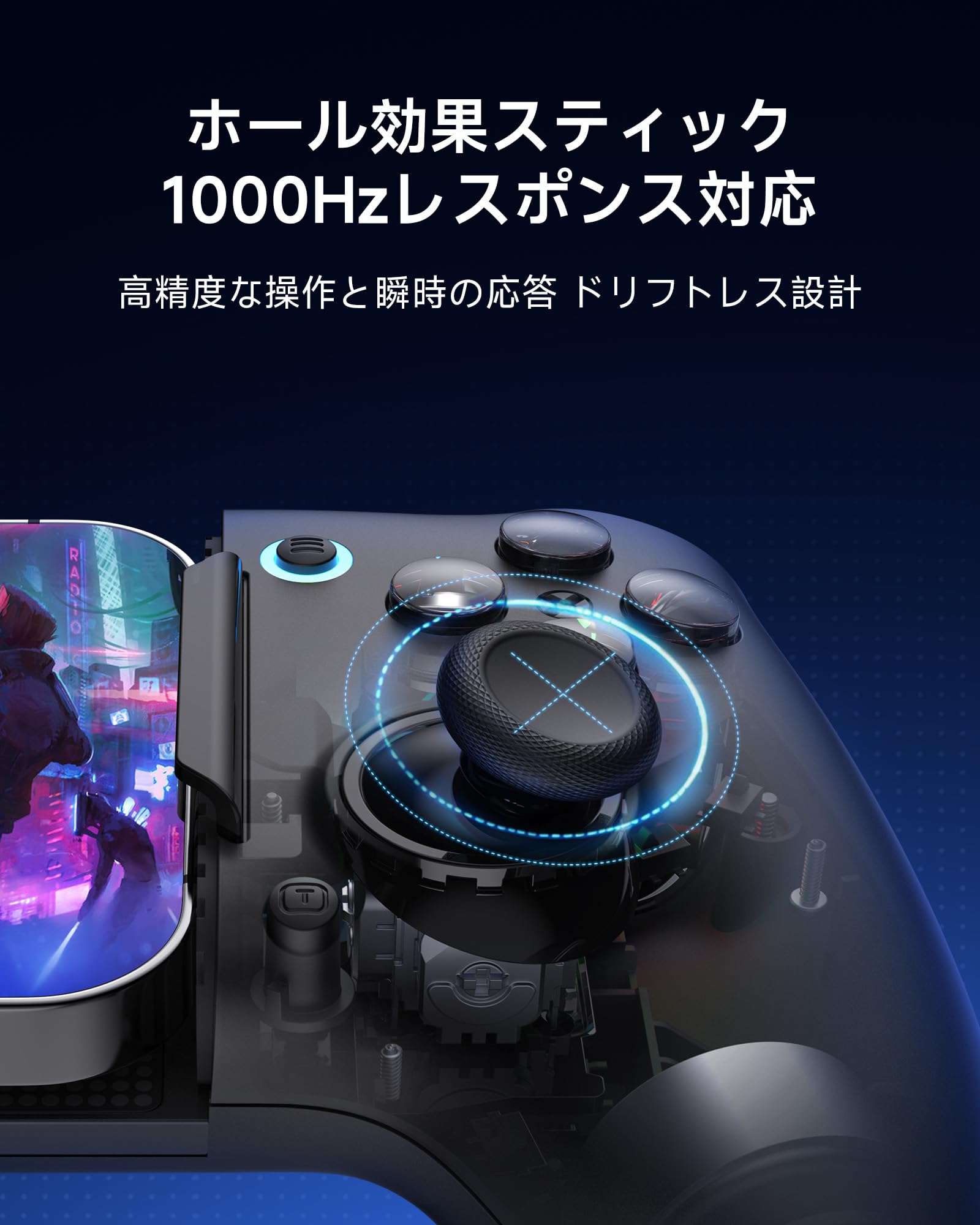 Amazon.co.jp: EasySMX M20 iPhone 用モバイル ゲーム コントローラー