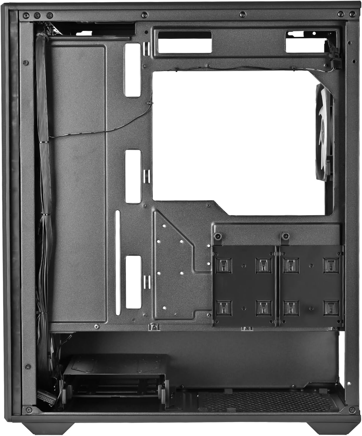 Silverstone Technology FARA 515XR Black Compact ATX Tower Chassis with Four Included Rainbow Fans, SST-FA515XR-BG