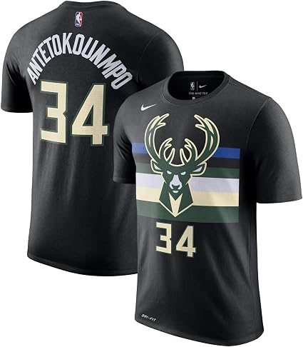 Amazon.com: Nike Giannis Antetokounmpo Milwaukee Bucks NBA Boys Youth 8-20  Negro Alternate Dri-Fit Player Nombre y Número Camiseta, Negro, 8 :  Deportes y Actividades al Aire Libre