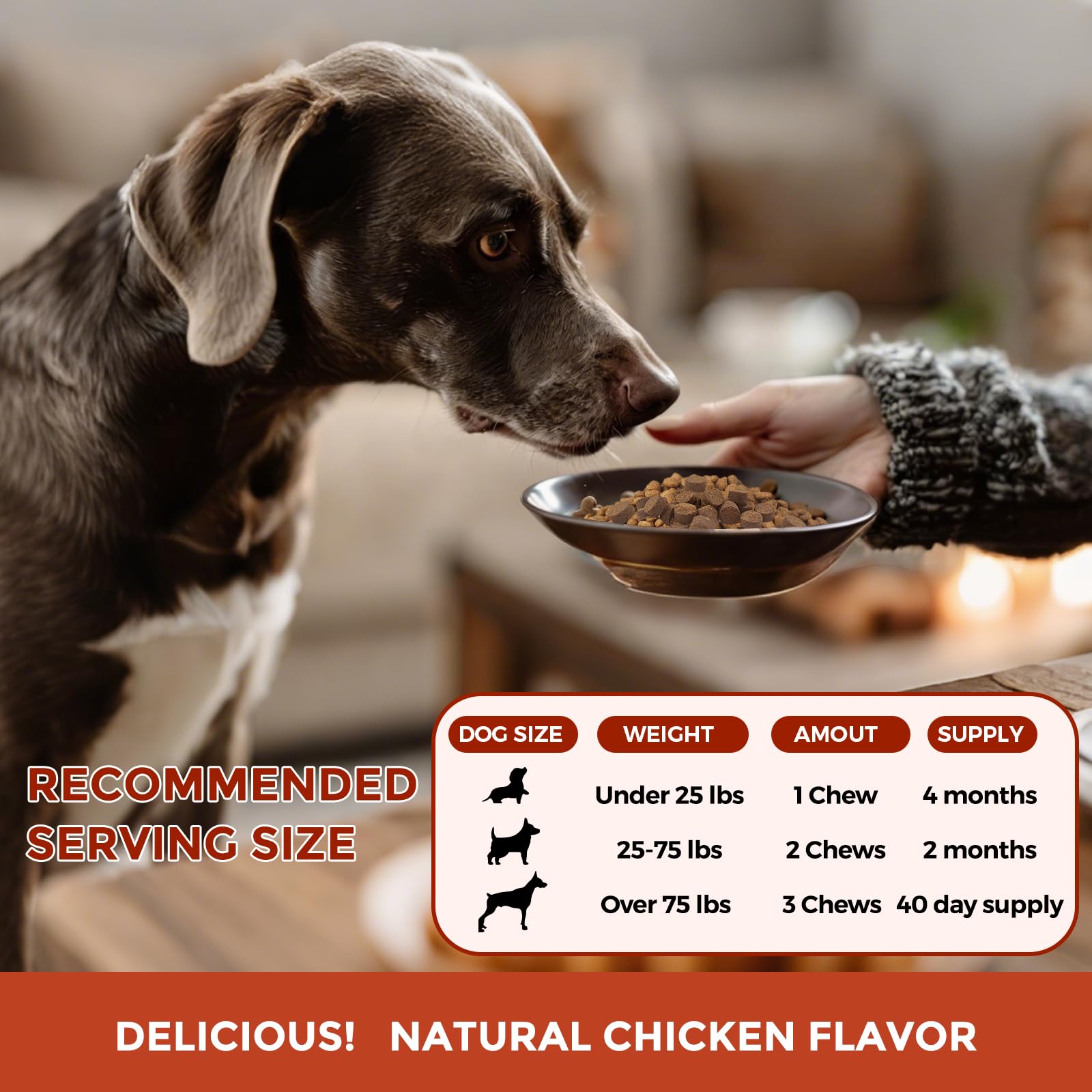 NATURE TARGET Dog UTI Treatment, Cranberry Supplement for Dogs 120 Chews — Amazon image 6