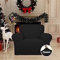 Vista 2 de Easy-Going Funda Elástica para Silla y Sofá de 1 Pieza, Cubierta de Sofá, Protector de Muebles Suave con Parte Inferior Elástica para Niños