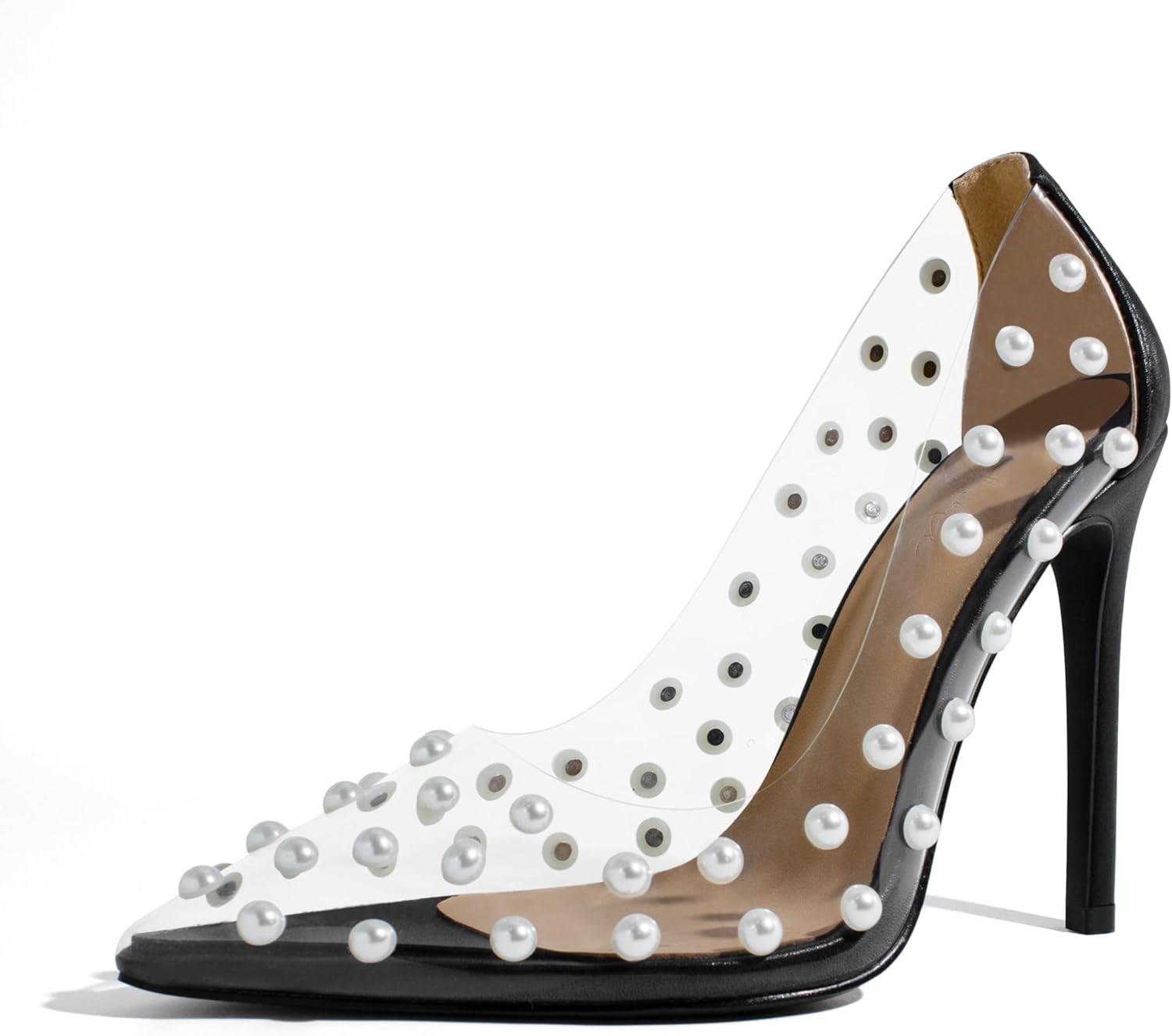 iadore Women's Pumps - Pearl Studded High Heels