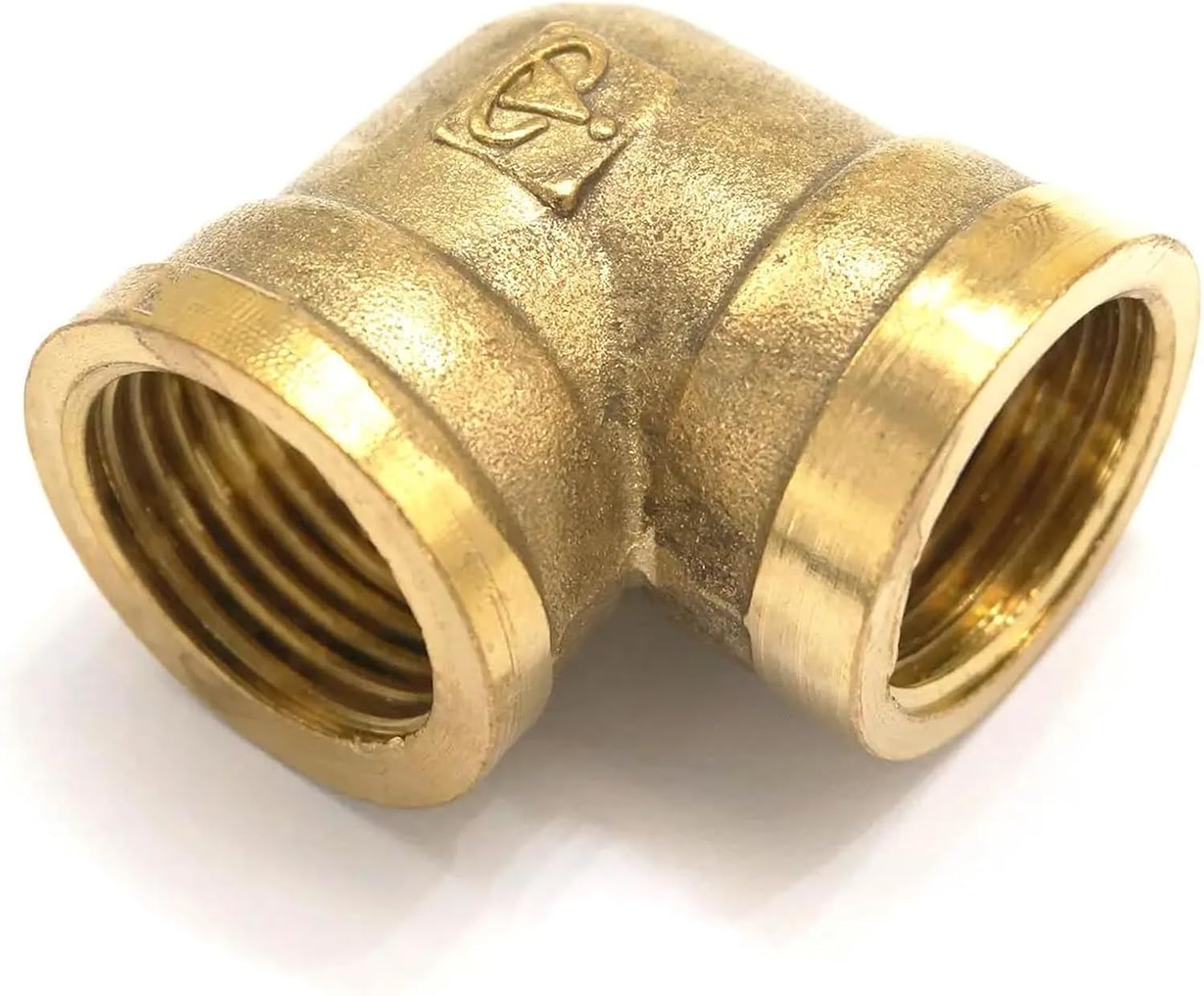 1pcs Equal Female 1/8" 1/4" 3/8" 1/2" 3/4" 1" 1.2" 1.5" 2" BSPP Brass Elbow Round Pipe Fitting Connector Coupler(3/8") Plumbing Fittings