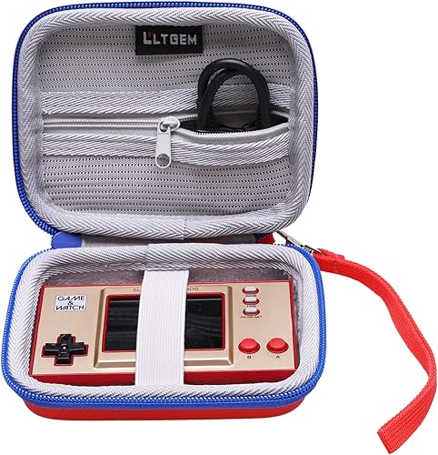 LTGEM - Funda rígida de EVA para juegos y relojes Super Mario Bros Nintendo - Bolsa protectora de viaje para almacenamiento